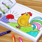 My First Drawing & Coloring Book — 46 Pages of Creative Fun for Toddlers & Young Kids