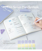 Planwith 2027 Daily Planner – 12-Month Weekly Agenda | Soft PU Cover, 180° Flat Open, 100gsm Paper | 12 Pastel Colors | Gift Box