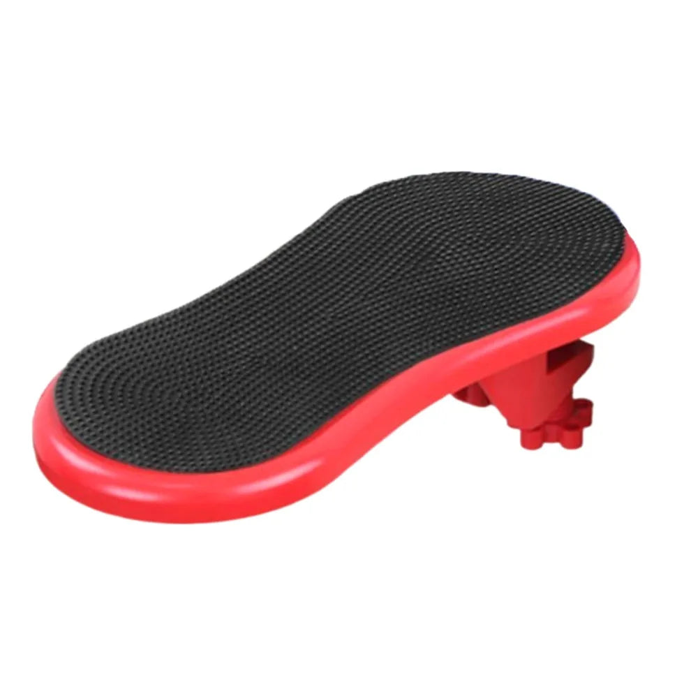 Attachable Desk Armrest & Mouse Pad – Rotatable Wrist Rest with Clamp | Ergonomic Office Accessory