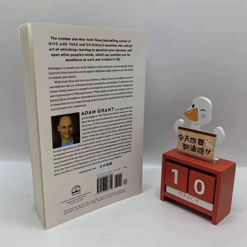 Think Again by Adam Grant - #1 Bestseller | The Power of Knowing What You Don't Know