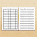 Recipe Notebook - Cute Kitchen Planner & Food Journal with Pastel Patterns (2 Designs)