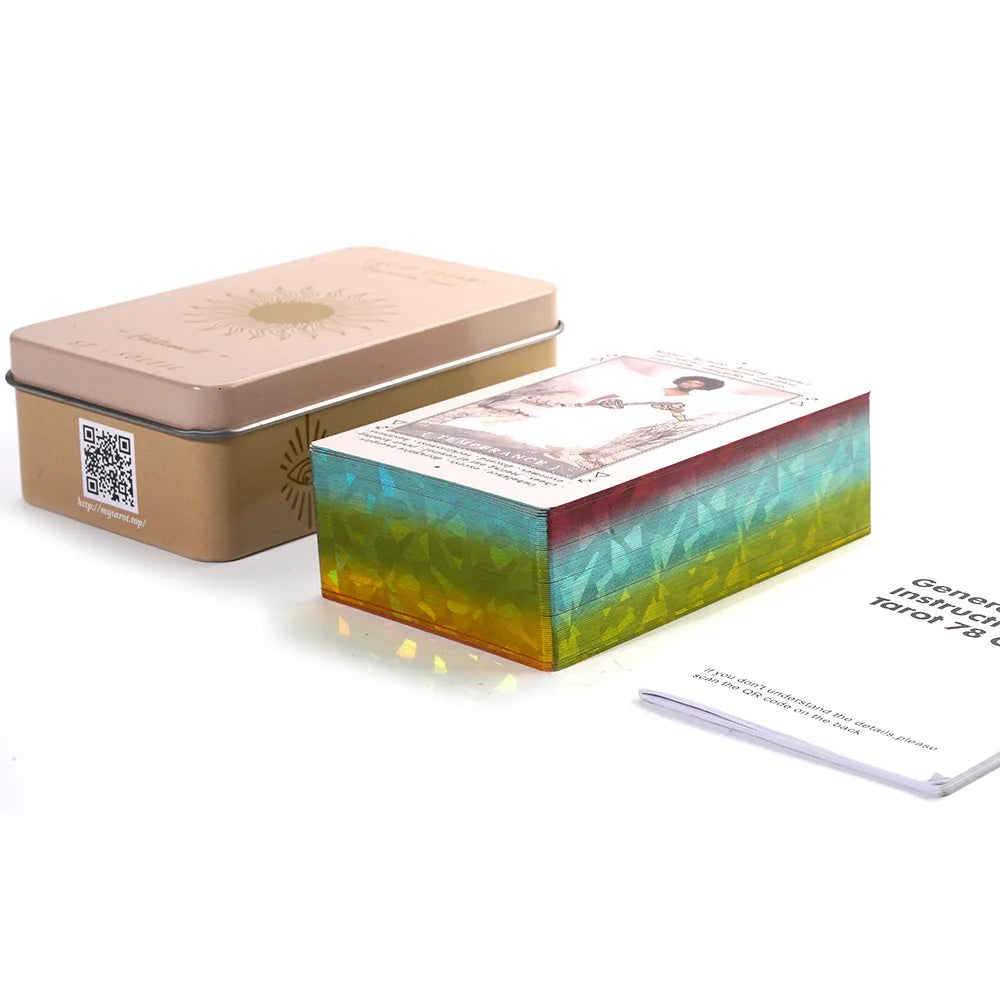 Lucid Dreams Tarot Deck — Beginner-Friendly Cards in Tin Box with PDF Guidebook