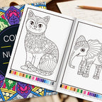 Color by Number Coloring Book for Adults — 20+ Pages of Calming, Guided Designs