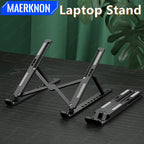 Adjustable Foldable Laptop Stand — Portable Ergonomic Holder for MacBook, iPad & Tablets