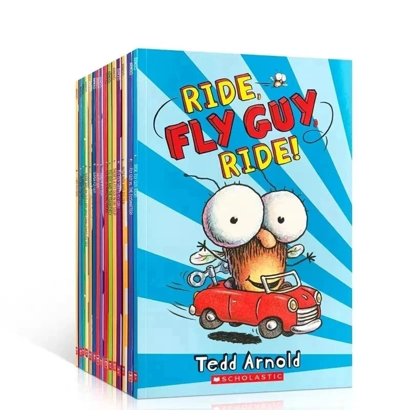 Fly Guy Series Complete Collection by Tedd Arnold - 15 Books Set | Award-Winning Early Reader Series