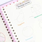 Magic Reusable Writing Practice Books | 4-Book Set with Auto-Disappearing Ink Pen