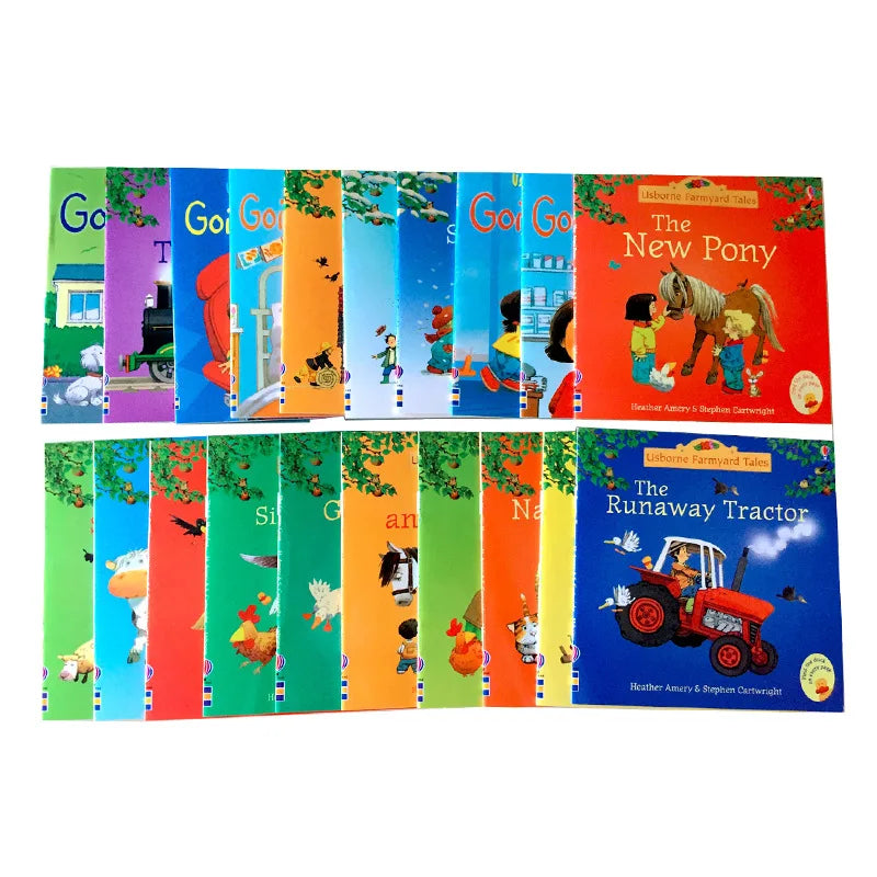 Usborne Farmyard Tales & First Experiences by Heather Amery - 10 or 20 Books Set | Classic Early Reader Series