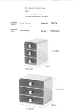 Clear Desktop Storage Box with Lid - Multi-Use Organizer for Desk & Vanity (2 Sizes)