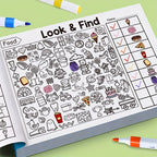 Look & Find Coloring Workbook for Kids — Shapes, Colors & Handwriting Activities, Ages 3–6