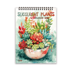 Adult Spiral Coloring Book - 30 Sheets Nature & Floral Themes | 11.2x8.3" Landscape Format | Birthday & Holiday Gift
