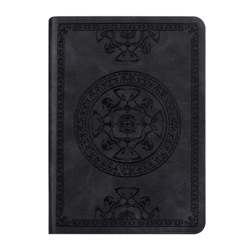 Vintage Pocket Leather Notebook - 280 Pages Portable Travel Journal & Diary