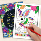 Color by Number Coloring Book for Adults — 20+ Pages of Calming, Guided Designs