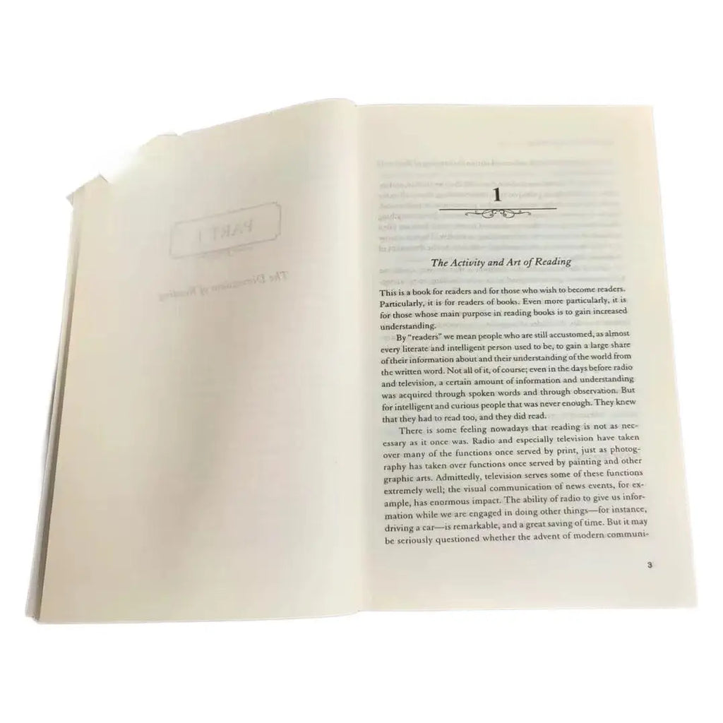 How to Read a Book: The Classic Guide to Intelligent Reading