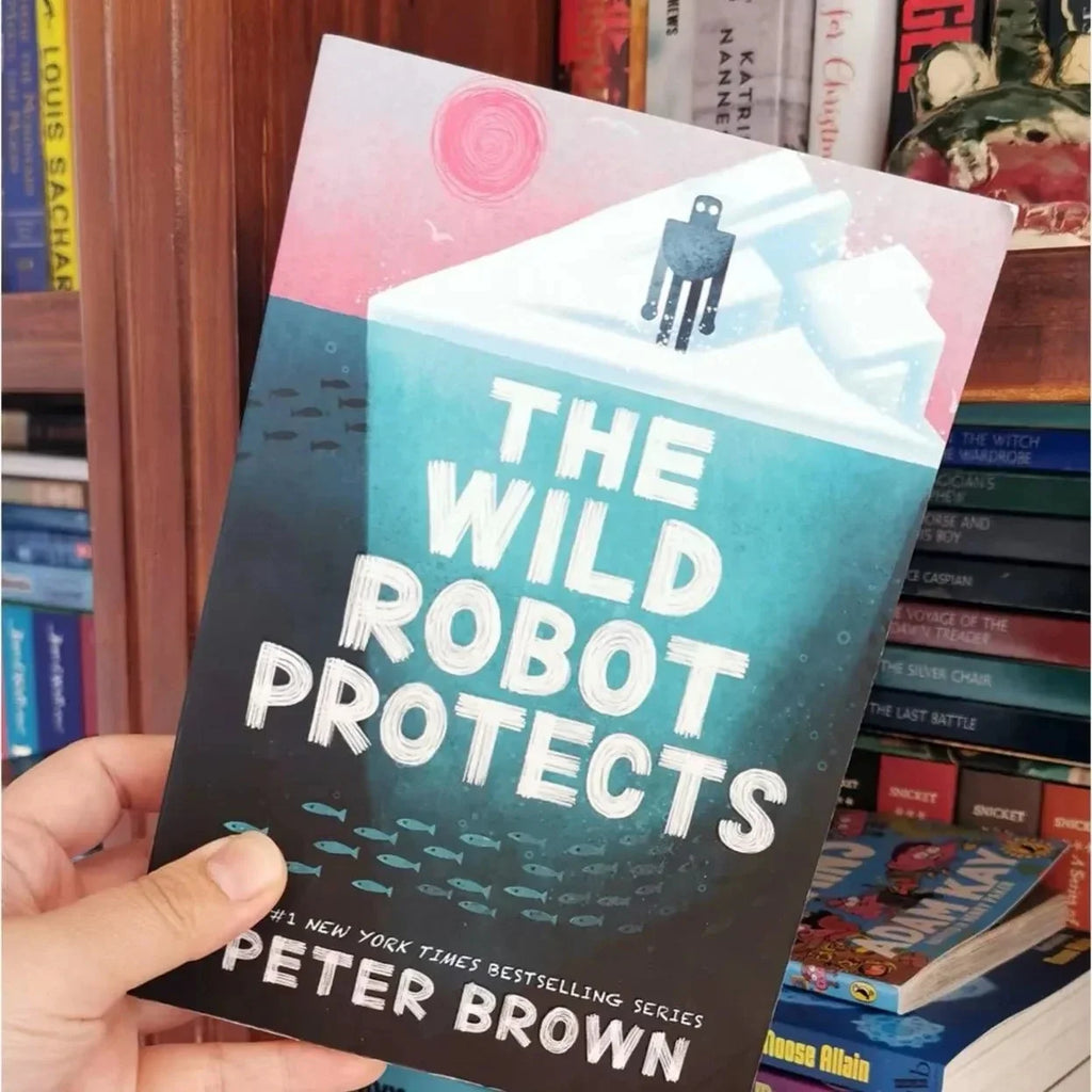 The Wild Robot Trilogy by Peter Brown - Complete 3-Book Set | DreamWorks Film