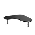 Triangular Corner Desk Riser - Adjustable Height Metal Laptop Stand with Storage