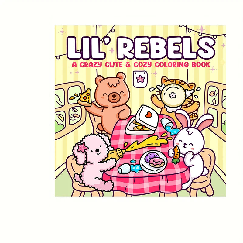 Themed Coloring Book - 28 Pages, 12 Styles to Choose From
