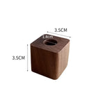 Vintage Wooden Pen Rest - Minimalist Desk Ornament & Fountain Pen Holder