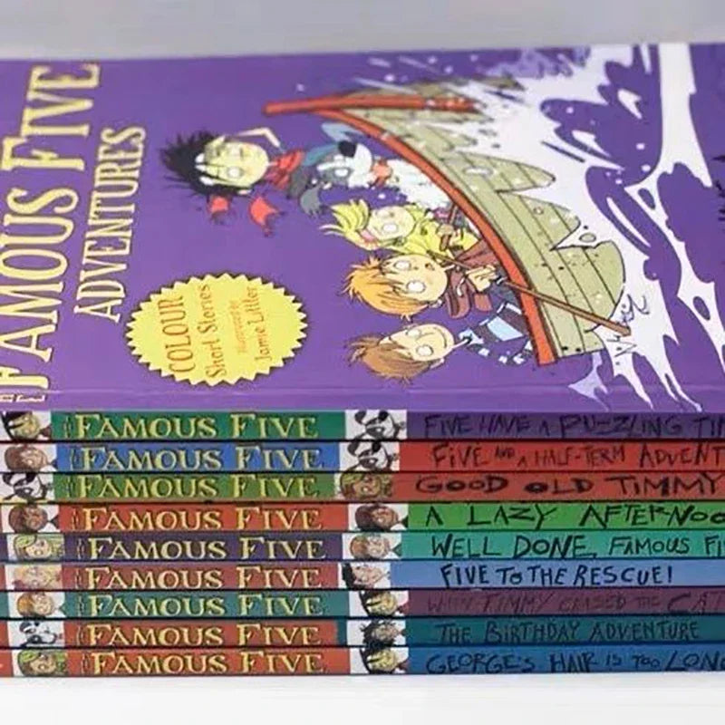 The Famous Five Adventures Collection by Enid Blyton - 9 Book Set for Young Readers