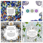 Adult Coloring Book — 24 Pages of Intricate DIY Illustrations for Stress Relief & Creative Flow