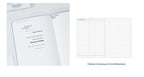 Planwith Undated Self-Fill Annual Planner – A5 / Mini / Week Style | PU Leather Cover, 96 Sheets | Start Anytime