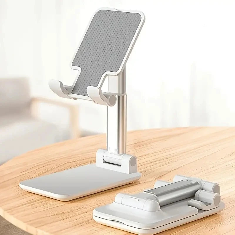 Adjustable Phone & Tablet Desk Stand — Universal Desktop Holder for iPhone, iPad & More