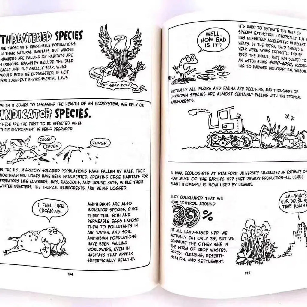 The Cartoon Guide Series by Larry Gonick - 8 Book Educational Set