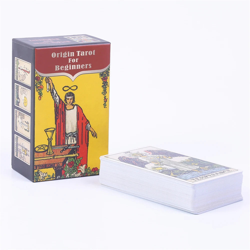 Original Classic Tarot Deck - 78 Cards with Guidebook & Drawstring Pouch | Sliding Gift Box | Perfect for Beginners