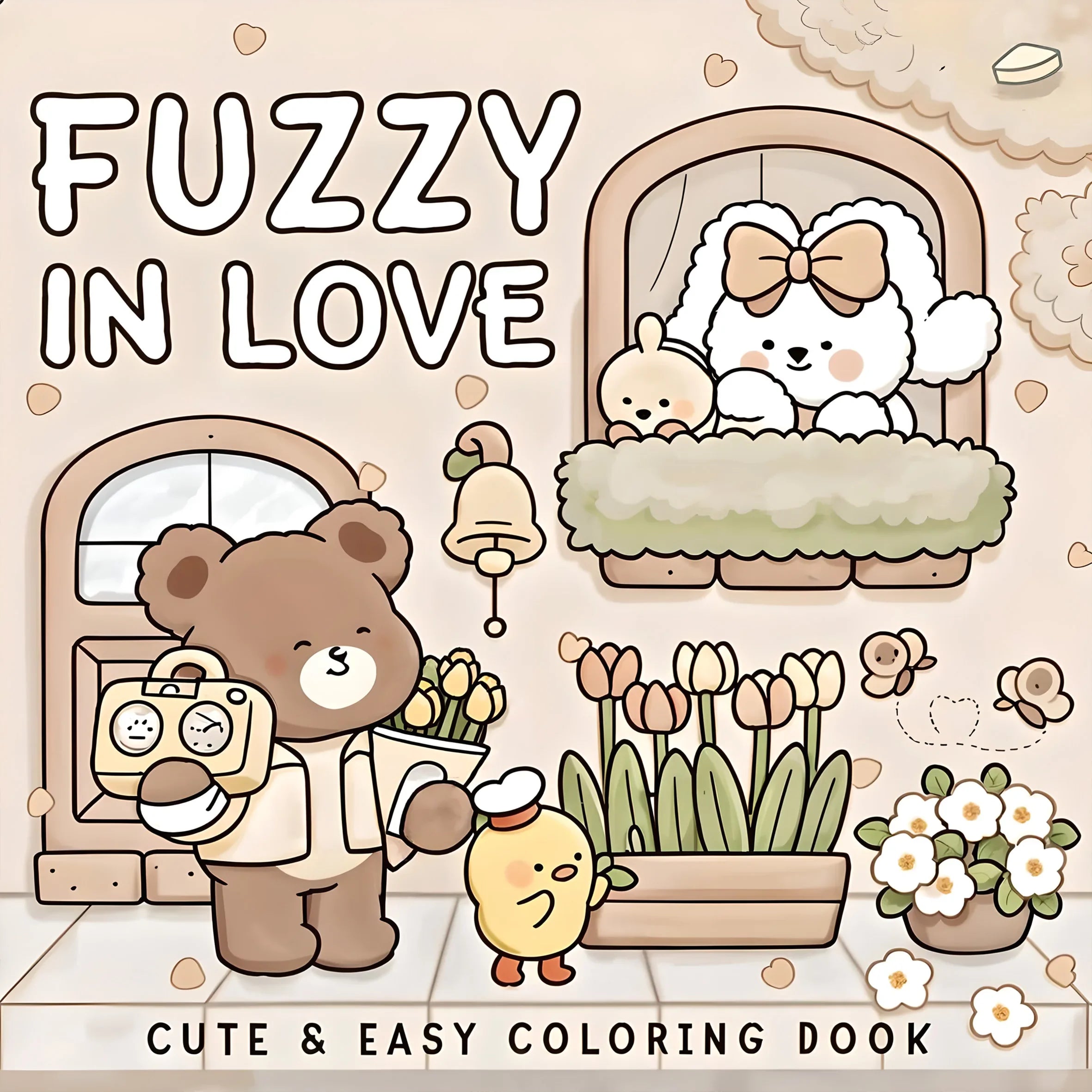 Themed Adult level Coloring Book - Charming Designs for Relaxation & Creativity