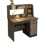 Kids & Teen Study Desk with Built-In Bookshelf – Integrated Storage Unit for Bedroom | 60cm & 80cm, Simple or Cabinet Version
