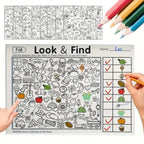Look & Find Coloring Workbook for Kids — Shapes, Colors & Handwriting Activities, Ages 3–6