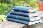 Genuine Leather Refillable Travel Journal - Handmade Retro Notebook with 192 Pages