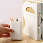 Adjustable Desktop Bookshelf - Telescopic Bookends & Book Organizer Stand