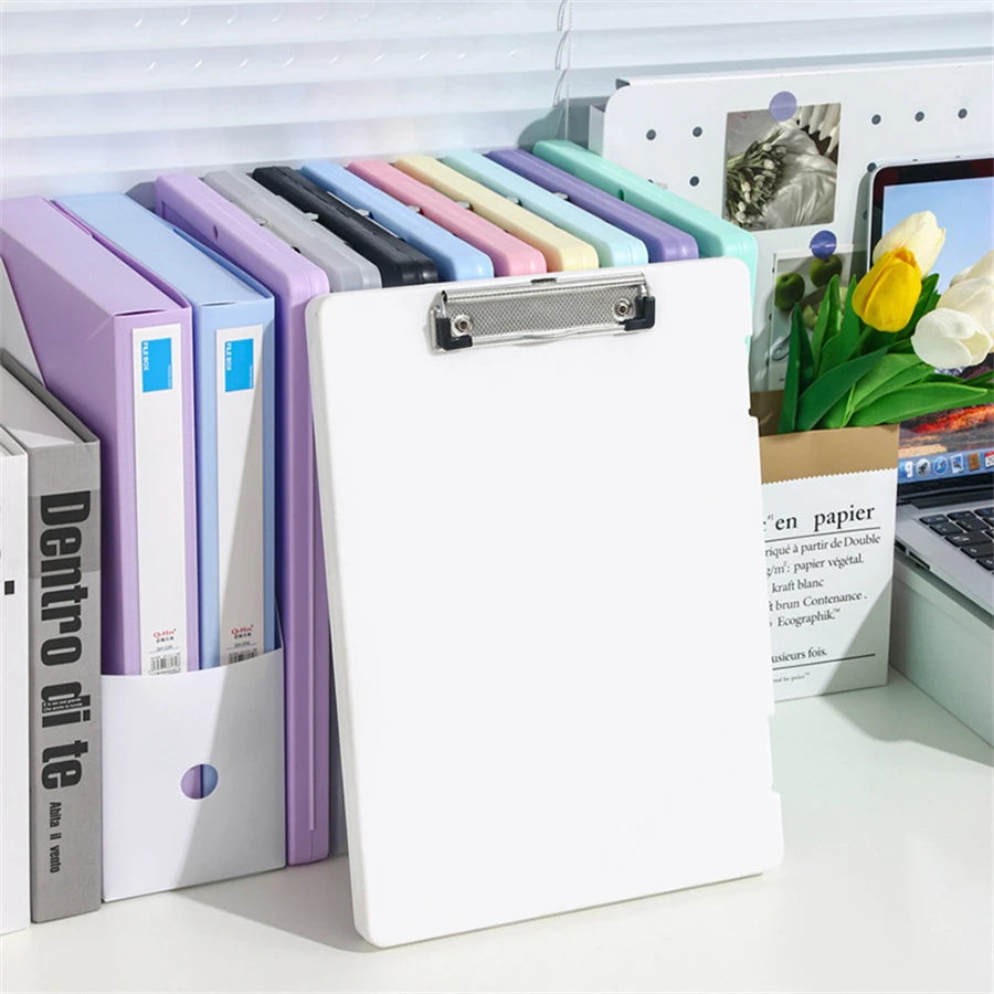 A4 Multifunctional Folder & Clipboard by Kolorowys - Document Storage + Writing Board | 5 Colors | Office & Study Essential