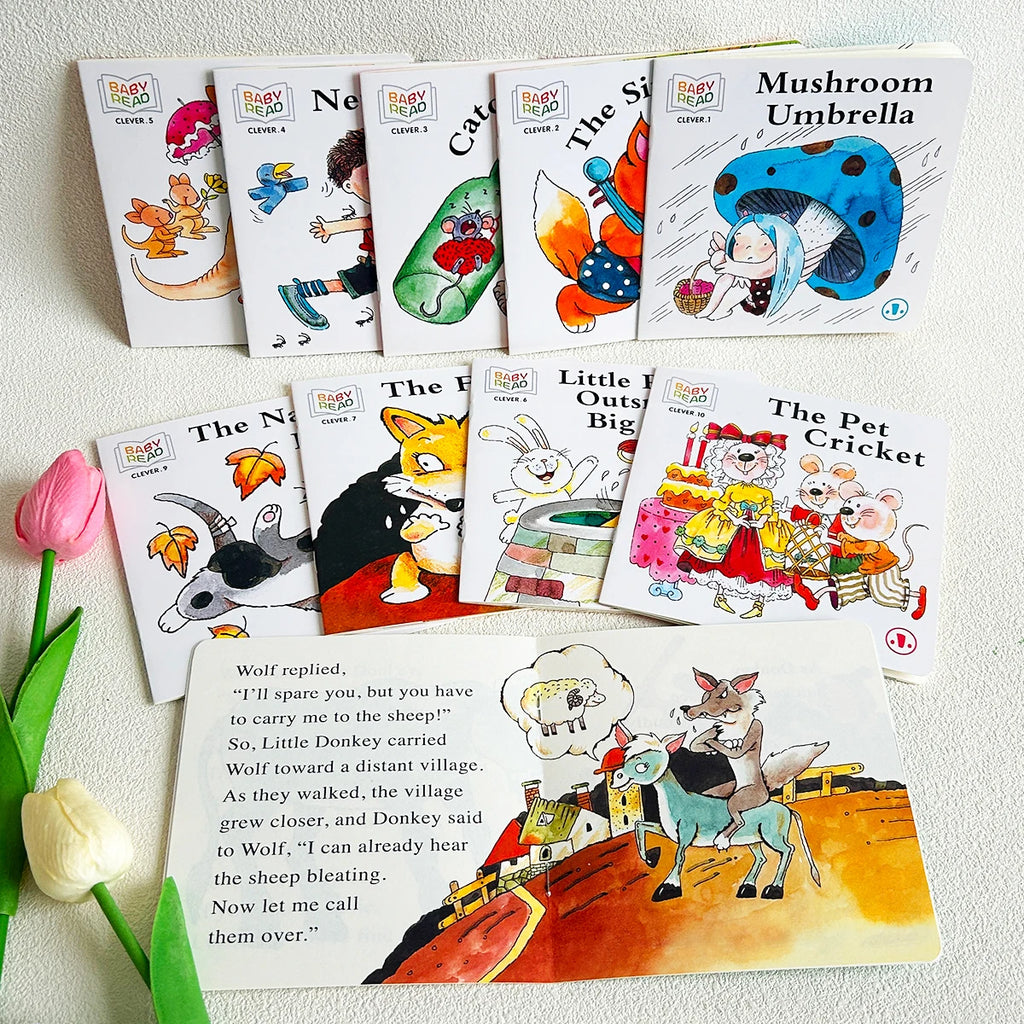 Children's Fun Enlightenment Storybooks - Set of 10 | Beginner English Reading for Ages 2-5