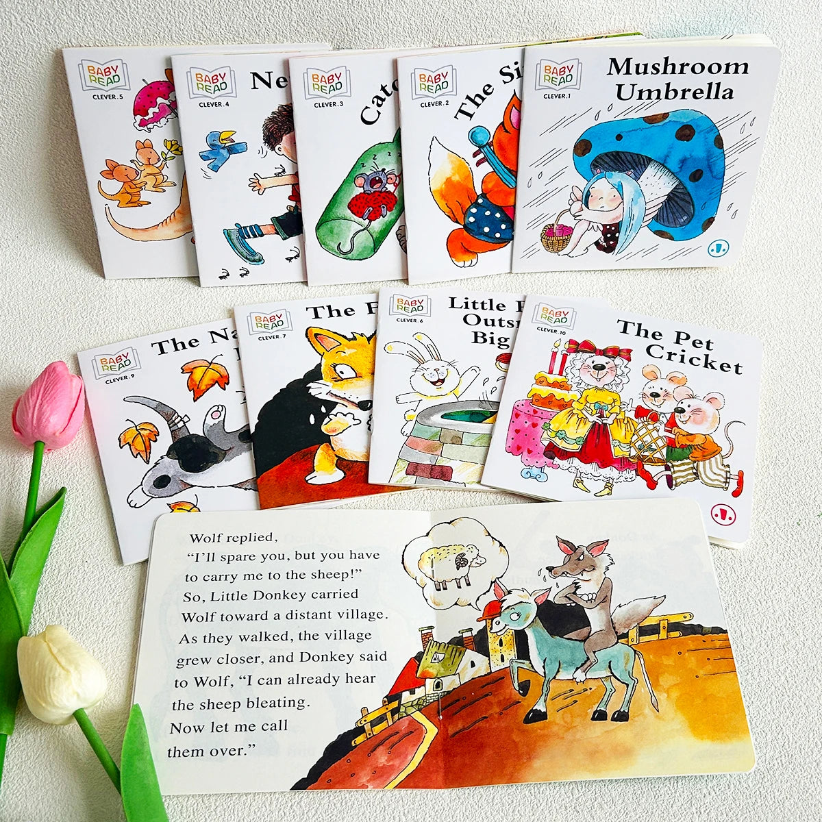 Children's Fun Enlightenment Storybooks - Set of 10 | Beginner English Reading for Ages 2-5