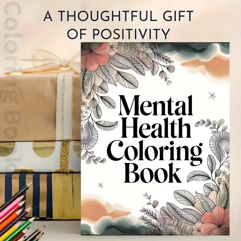 Inspirational Quotes Coloring Book - Positive Affirmations for Mental Wellness