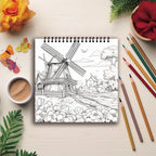 Beautiful Village – Adult Coloring Book | 32 Pages of Charming Countryside Scenes