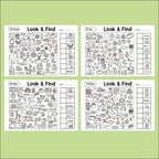 Interactive Seek & Find Coloring Book for Kids - Educational Activity Book