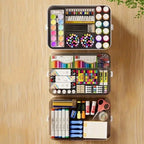 Multi-Layer Desk Organizer - Large Capacity Stationery Storage Box