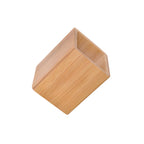 Handcrafted Wooden Pen Holder - Premium Desk Organizer in Walnut, Bamboo, Pine & Beech