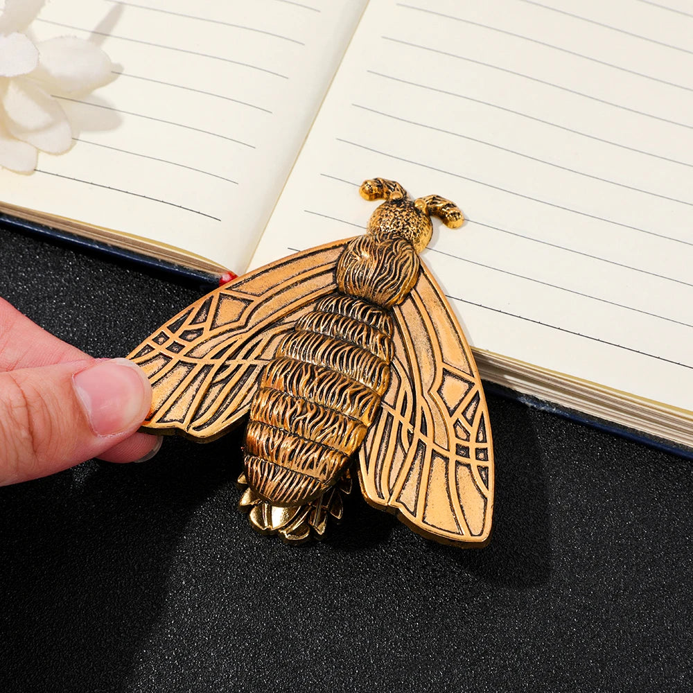 Vintage Metal Butterfly Clip - Elegant Bookmark & Document Organizer in 4 Finishes