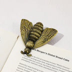 Vintage Metal Butterfly Clip - Elegant Bookmark & Document Organizer in 4 Finishes