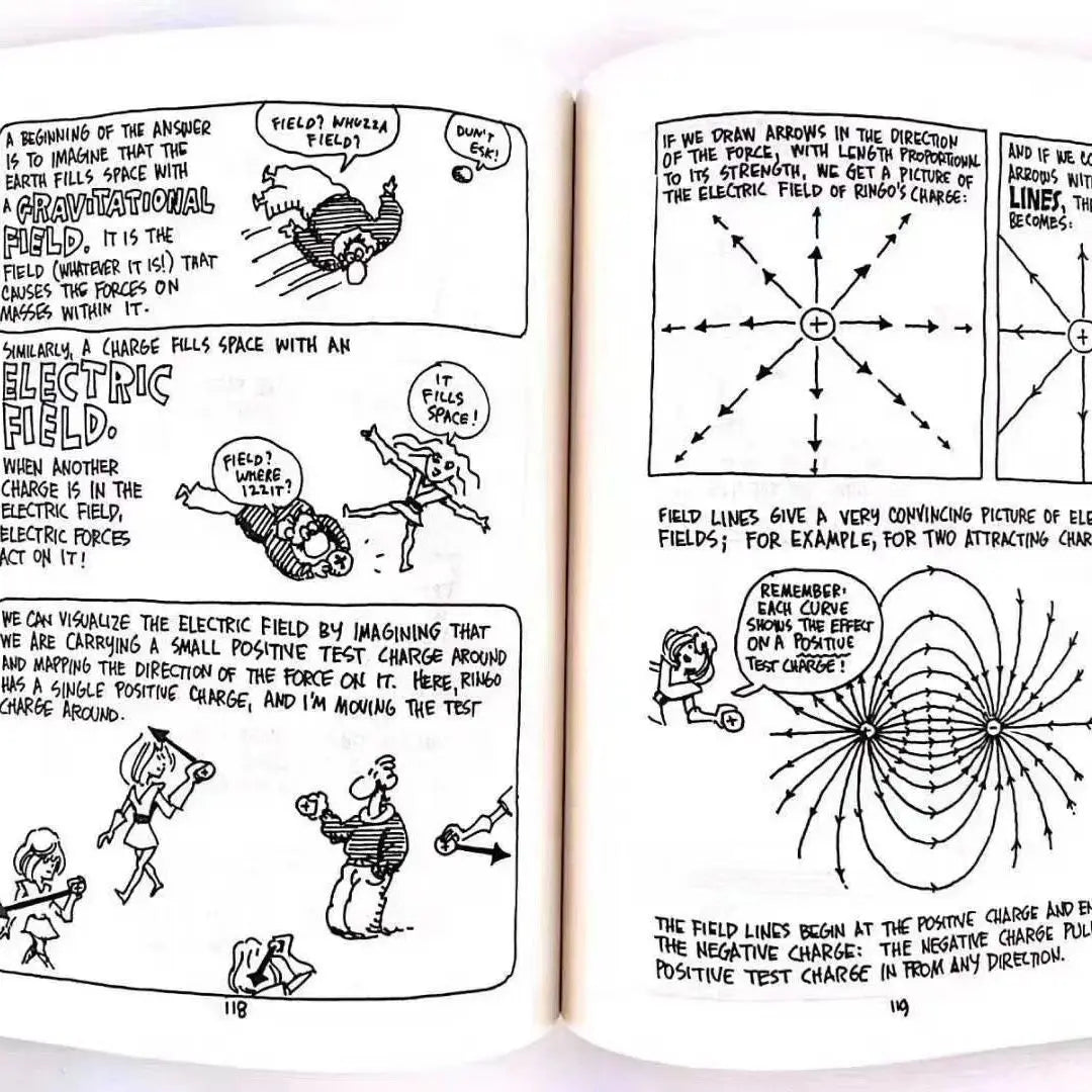 The Cartoon Guide Series by Larry Gonick - 8 Book Educational Set