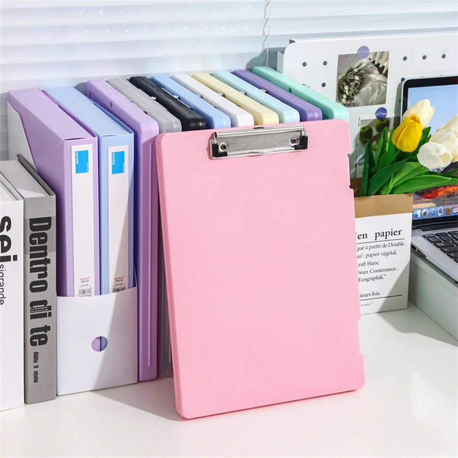 A4 Multifunctional Folder & Clipboard by Kolorowys - Document Storage + Writing Board | 5 Colors | Office & Study Essential