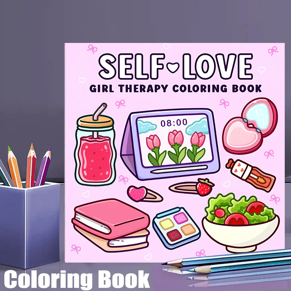 Themed Coloring Book - 28 Pages, 12 Styles to Choose From