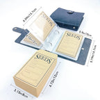 Garden Seed Storage & Organization Binder Kit – 50 Self-Sealing Kraft Envelopes + 25 Clear Pocket Sheets | Holds 200 Seed Packets