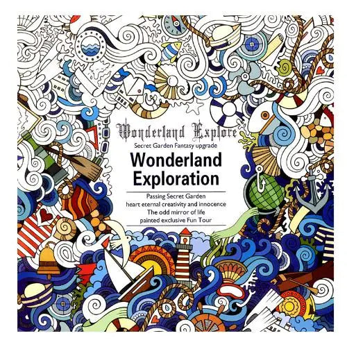 Adult Coloring Book — 24 Pages of Intricate DIY Illustrations for Stress Relief & Creative Flow