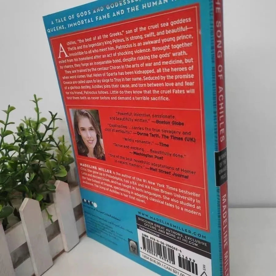 The Song of Achilles by Madeline Miller - Award-Winning Mythological Fiction Novel