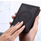 Vintage Pocket Leather Notebook - 280 Pages Portable Travel Journal & Diary