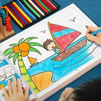 My First Drawing & Coloring Book — 46 Pages of Creative Fun for Toddlers & Young Kids
